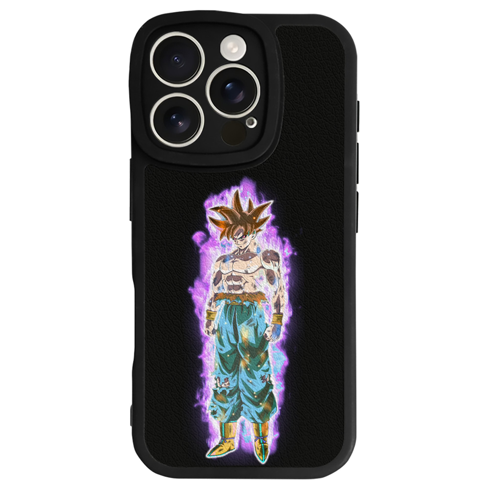（画像用） ドラゴンボール 孫悟空（そん ごくう）Son Goku カカロット DRAGON BALL Kakarotto 【iPhone 16シリーズ対応】シリコンスマホケース（レザー調） 材質：シリコン
